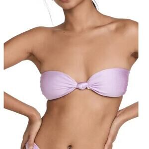 NEW MINKPINK  Lara Knotted Bandeau Top in Lilac Size Small
